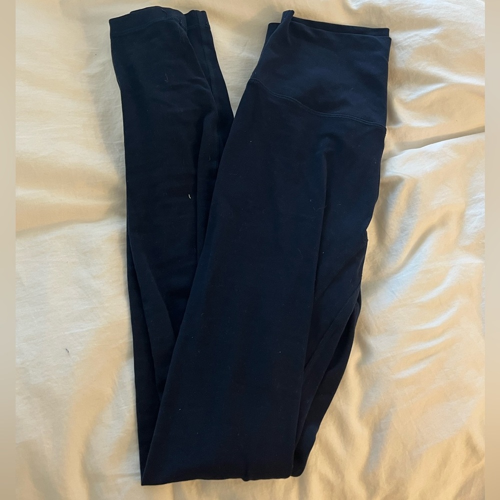 Lululemon Athletica Blue Leggings Stretchy Full-Length